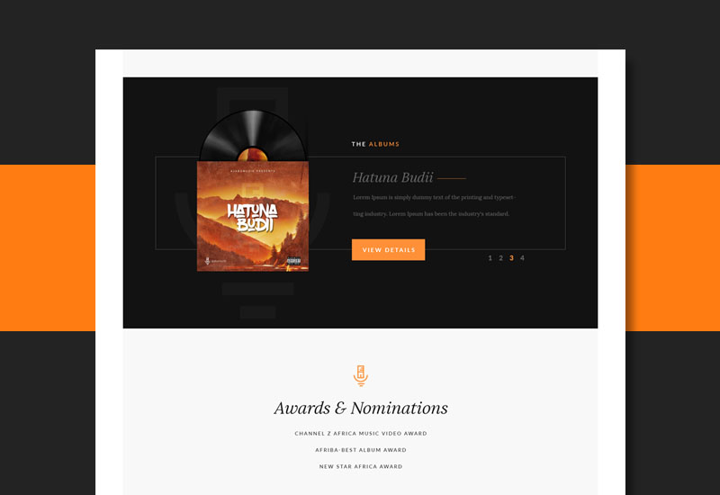 Ajabu Website PSD