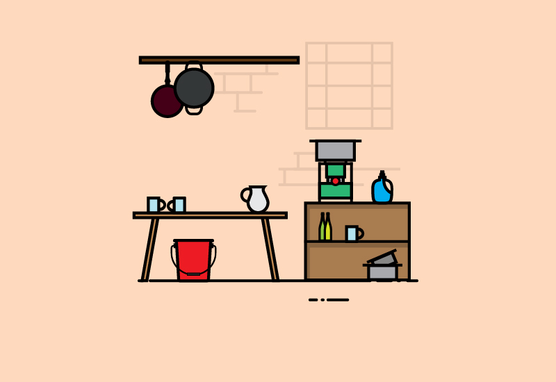 Work Spaces Illustration 