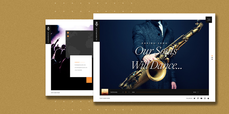 Ajabu Website PSD